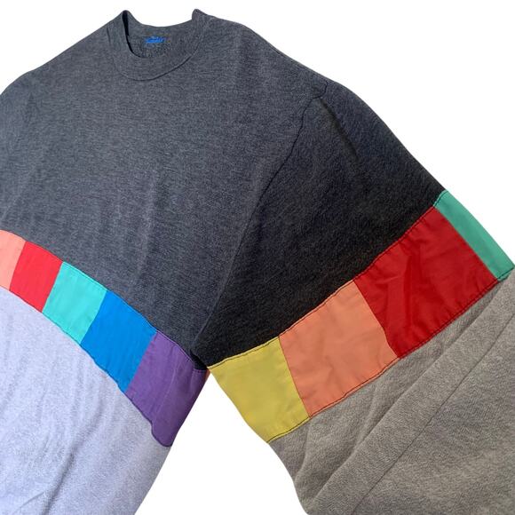 Vintage Ocean Pacific Colorblock Sweatshirt-Size Small - Picture 6 of 9